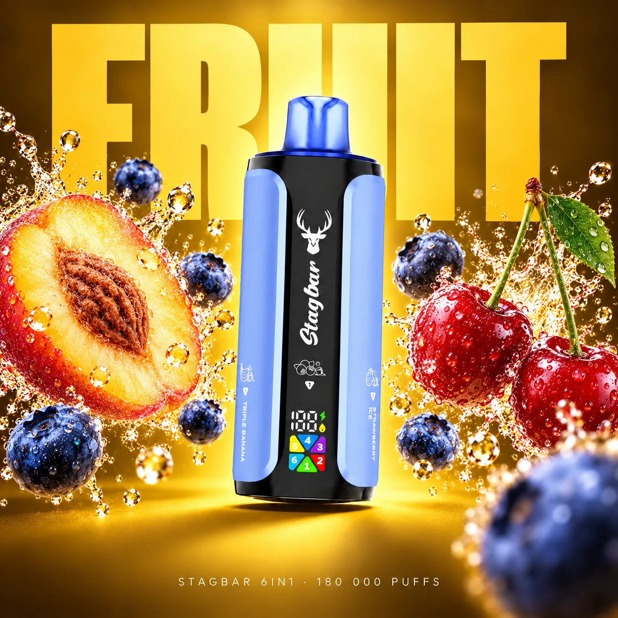 Stagbar 6in1 Fruit Edition 180000  